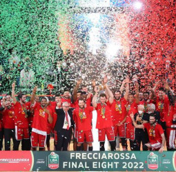 El Armani Milán gana la Coppa de forma contundente
