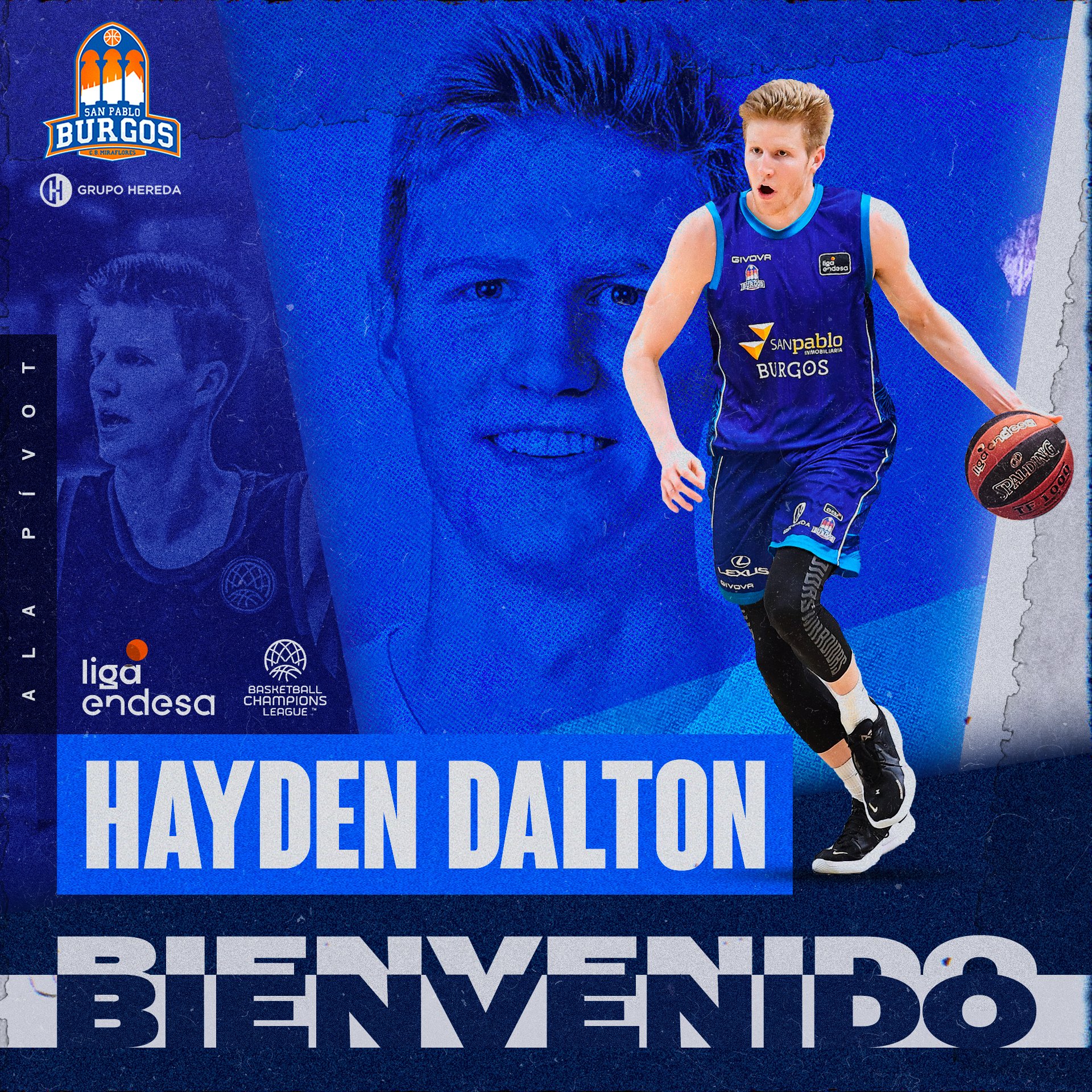 Hayden Dalton se une al Hereda San Pablo Burgos