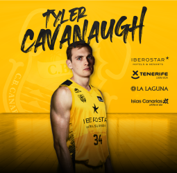 Tyler Cavanaugh, nuevo jugador del Iberostar Tenerife