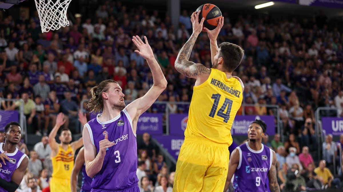 El Barcelona supera en la prórroga a un combativo Zunder Palencia (83-84)