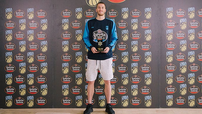 Matt Thomas, elegido Jugador Estrella Galicia del mes de abril