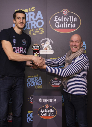 Dejan Kravic, elegido Jugador Estrella Galicia por segundo mes consecutivo