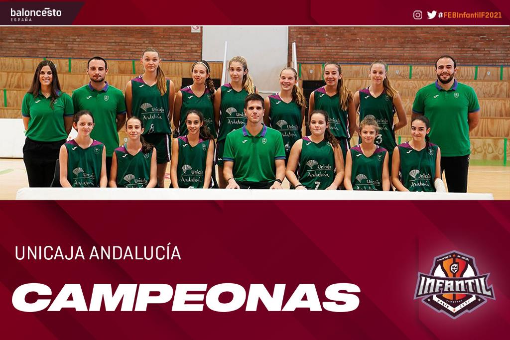 El Unicaja vuelve a coronarse como campeón de España Infantil