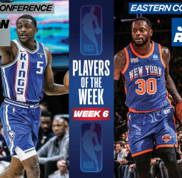 De'Aaron Fox y Julius Randle, jugadores de la semana NBA