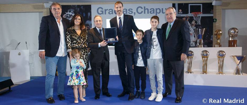 Florentino Pérez: “Nocioni, eres una de nuestras leyendas”