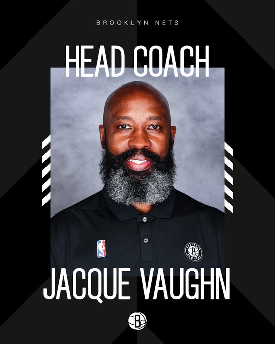 Los Brooklyn Nets confirman a Jacque Vaughn como entrenador jefe