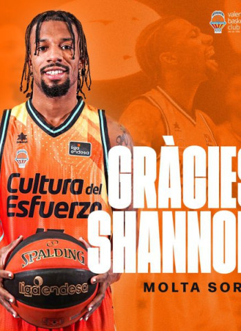 Shannon Evans se desvincula de Valencia Basket