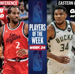 Kawhi Leonard y Giannis Antetokounmpo, jugadores de la semana NBA