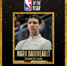 Mark Daigneault, Entrenador del Año en la NBA