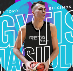 Gytis Masiulis firma por una temporada con el RETAbet Bilbao Basket
