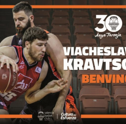 Valencia Basket alcanza un acuerdo con Slava Kravtsov para lo que resta de temporada