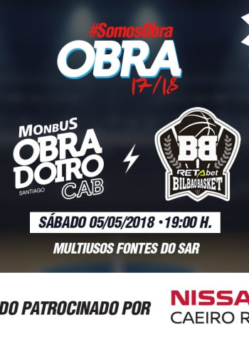 A la venta las entradas para el Monbus Obradoiro – RETAbet Bilbao Basket, con promoción especial del Día de la Madre solo para abonados