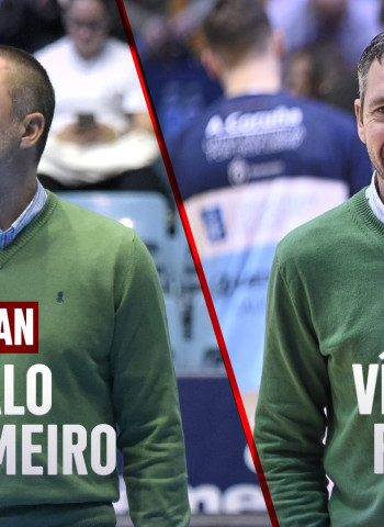 Los entrenadores ayudantes Gonzalo Rodríguez y Víctor Pérez, y el delegado Fran Grela continuarán un curso más en el club