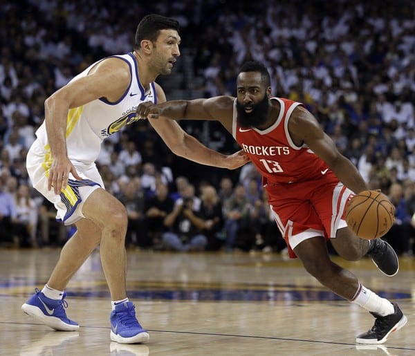 Los Rockets asaltan el Oracle Arena (121-122)