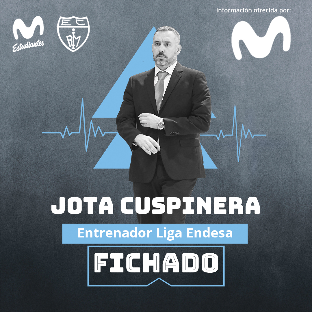Jota Cuspinera, nuevo entrenador de Movistar Estudiantes