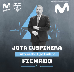 Jota Cuspinera, nuevo entrenador de Movistar Estudiantes