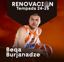 Beqa Burjanadze seguirá en Leyma Básquet Coruña un año más