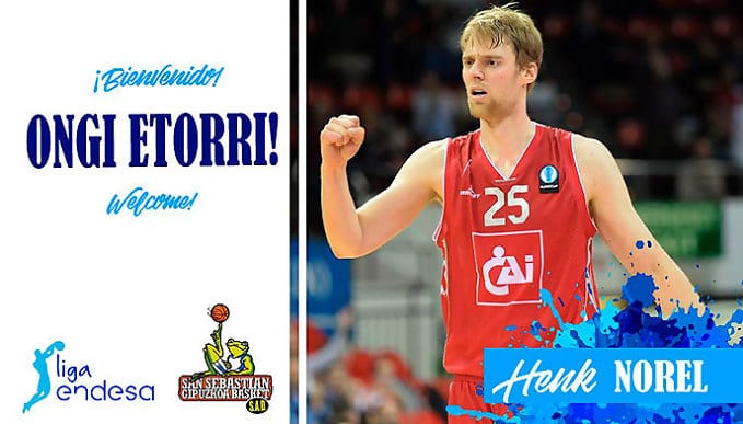 Henk Norel, refuerzo interior para el Gipuzkoa Basket