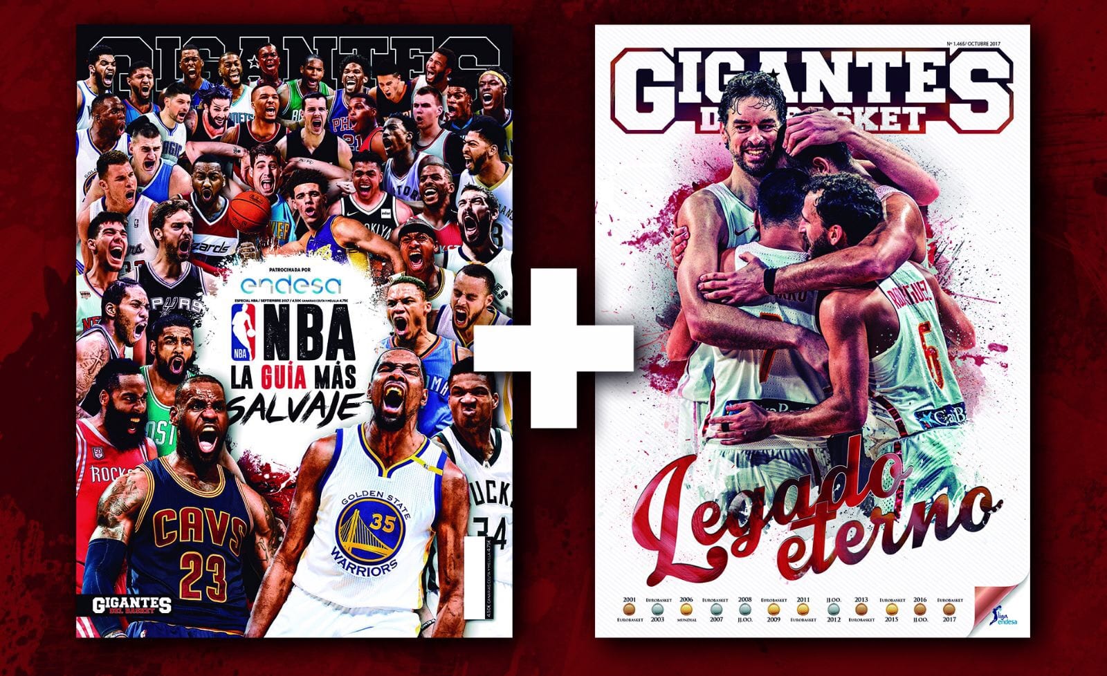 ¡Dos en uno! EuroBasket y NBA. Tu Gigantes, con un Extra especial: Guía NBA de 100 páginas