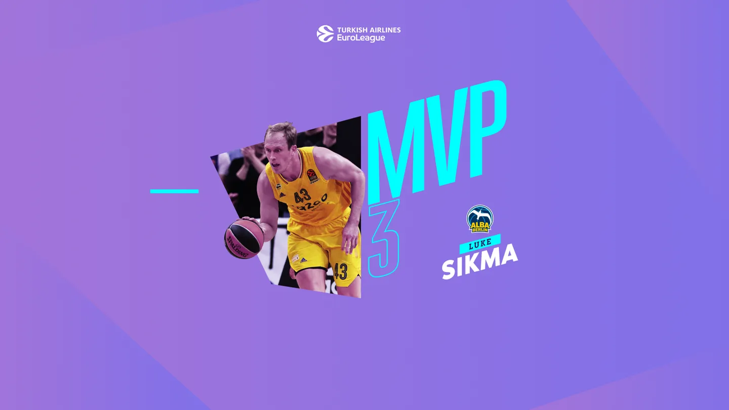 Luke Sikma, MVP de la jornada 3 de la EuroLeague