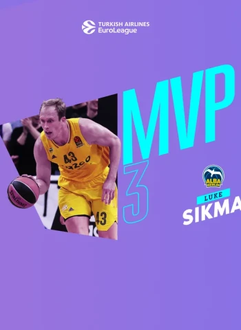 Luke Sikma, MVP de la jornada 3 de la EuroLeague