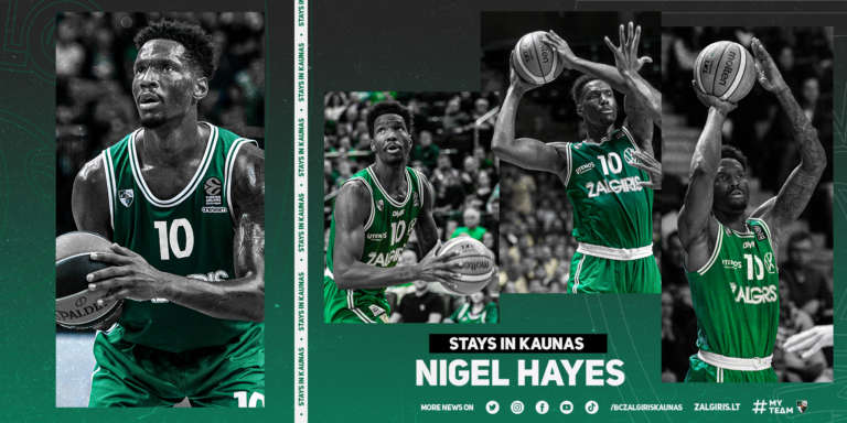 Nigel Hayes firma con el Zalgiris Kaunas