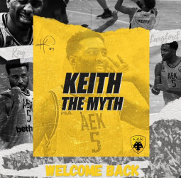Keith Langford vuelve al AEK Atenas