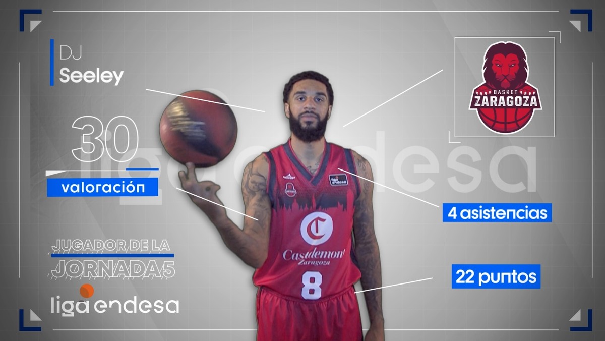 DJ Seeley, Jugador de la Jornada 5 de Liga Endesa