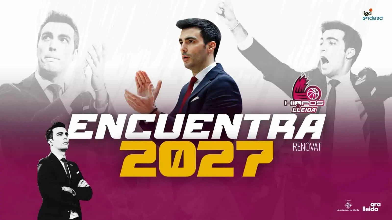Gerard Encuentra, en el banquillo del Hiopos Lleida hasta el 2027