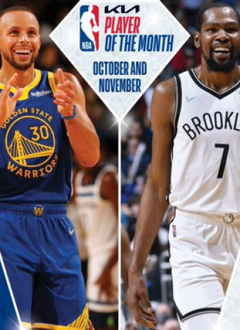 Kevin Durant y Stephen Curry, jugadores del mes en la NBA