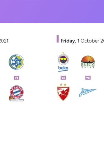 Ya está aquí el calendario de la EuroLeague 2021-22