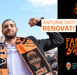 Valencia Basket amplía el contrato de Antoine Diot hasta 2019