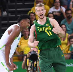 Lituania termina sufriendo para vencer a Brasil (82-76)