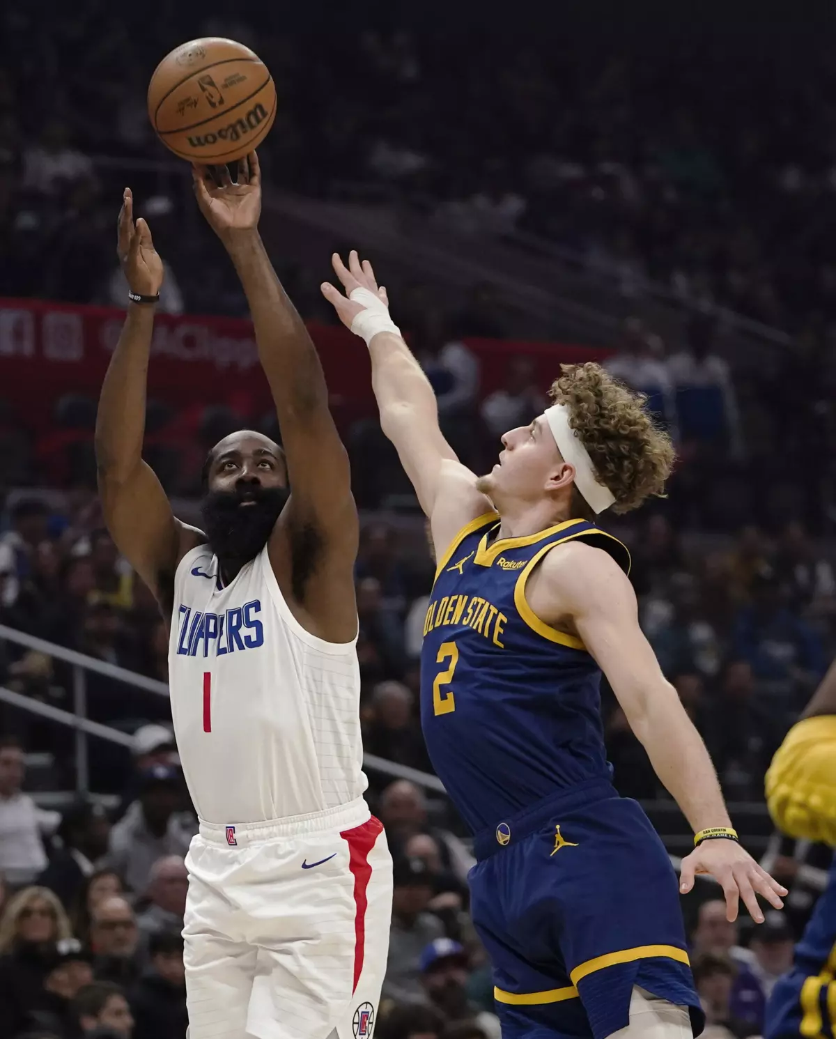 Clippers doblega a los Warriors, con Harden como protagonista