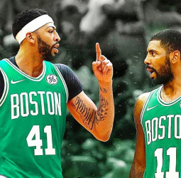 El plan de los Celtics es fichar a Anthony Davis y renovar a Irving