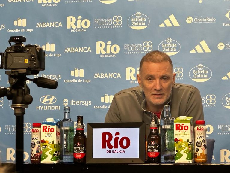 Veljko Mrsic en la previa del Real Madrid vs. Río Breogán