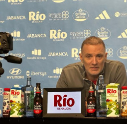 Veljko Mrsic en la previa del Real Madrid vs. Río Breogán