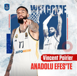 El Anadolu Efes anuncia el fichaje de Vincent Poirier