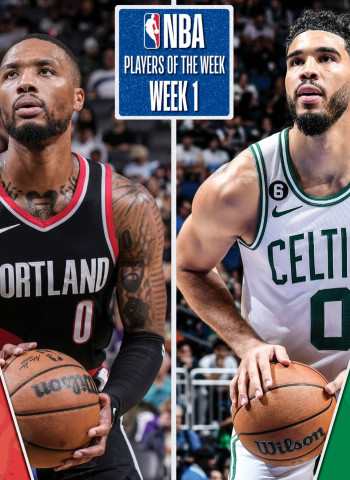 Jayson Tatum y Damian Lillard, los mejores de la semana en la NBA