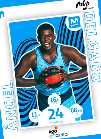 Ángel Delgado, MVP Movistar de abril