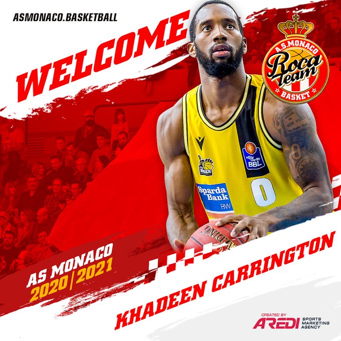 Khadeen Carrington ficha por el AS Mónaco