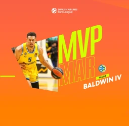 MVP de marzo EuroLeague: Wade Baldwin, Maccabi Playtika Tel Aviv