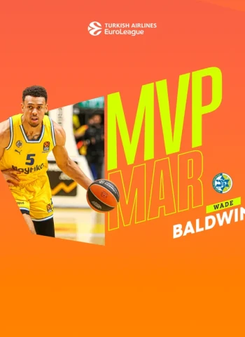 MVP de marzo EuroLeague: Wade Baldwin, Maccabi Playtika Tel Aviv