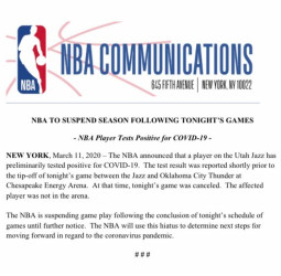 El positivo de coronavirus de Rudy Gobert paraliza la NBA