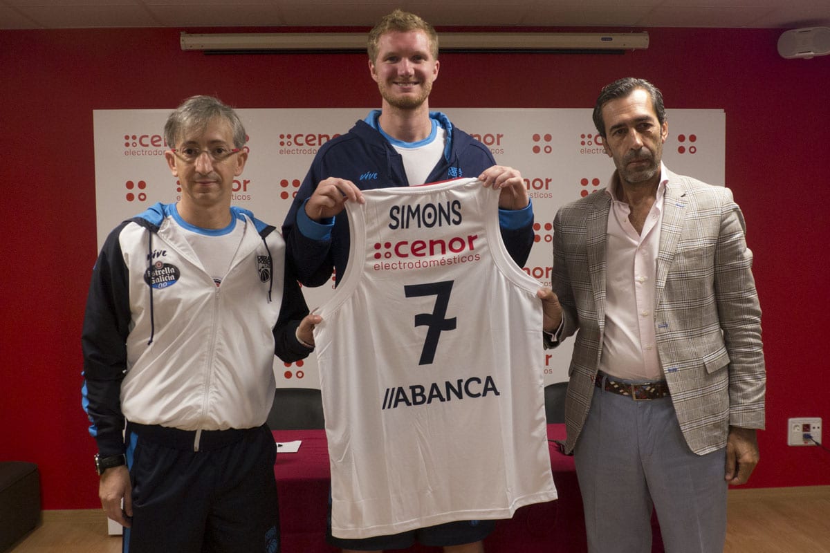 Ben Simons: “Estaba deseando llegar y entrenar con los compañeros, coger ritmo y jugar este domingo el primer partido”