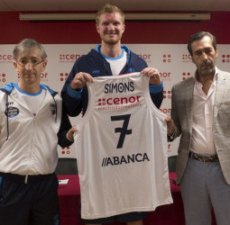 Ben Simons: “Estaba deseando llegar y entrenar con los compañeros, coger ritmo y jugar este domingo el primer partido”