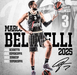 Marco Belinelli, dos años más en la Virtus Bolonia