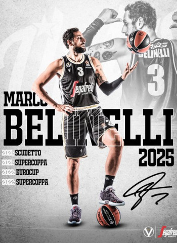 Marco Belinelli, dos años más en la Virtus Bolonia