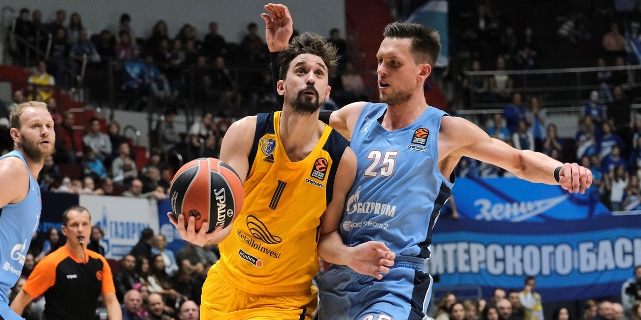 Previa jornada 9 EuroLeague: Zenit St. Petersburg vs Khimki Moscú