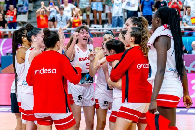 La U19F vuela hacia los cuartos de final del WiZink Center